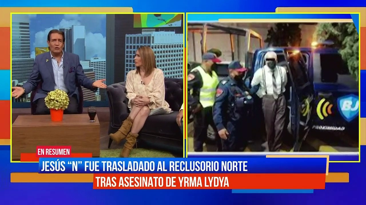 Jesús 'N' fue trasladado al reclusorio norte, tras asesinato de Yrma Lydya