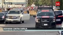 Reportan ataque contra una familia en Fresnillo, Zacatecas