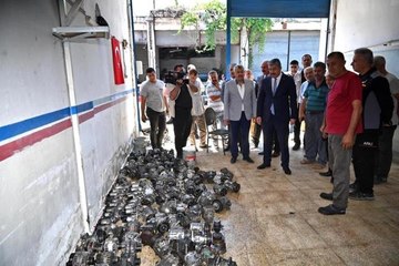 Vali Yılmaz: "Devletimiz yağışlardan zarar gören esnafımızın yanında"