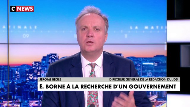 L'édito de Jérôme Béglé : «Elisabeth Borne à la recherche d'un gouvernement»