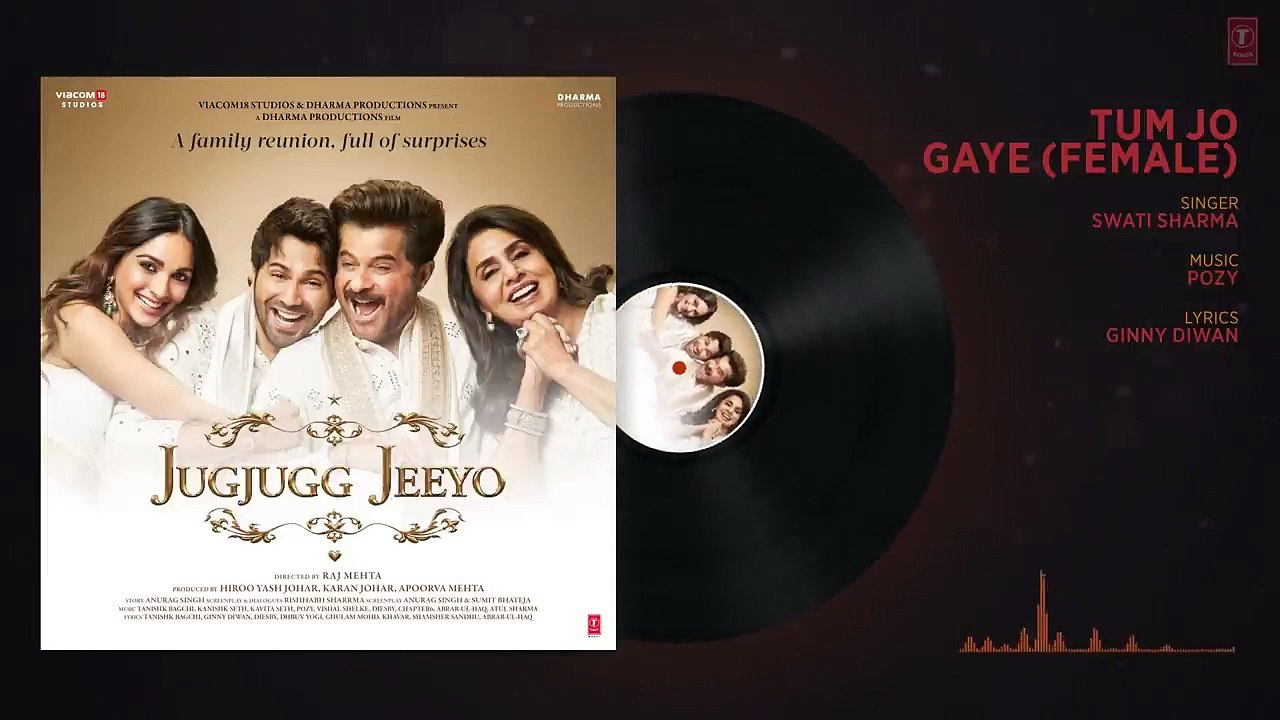Audio Tum Jo GayeFemale Version JugJugg Jeeyo Varun D Kiara A  Swati Sharma Bhushan Kumar