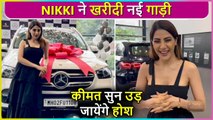 Nikki Tamboli Is On Cloud Nine, Buys Mercedes Benz For Herself