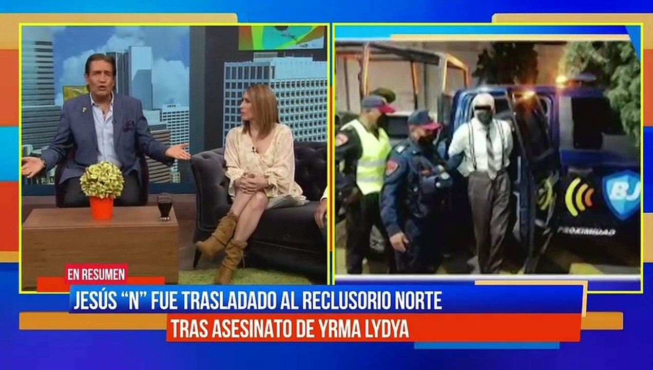Jesús 'N' fue trasladado al reclusorio norte, tras asesinato de Yrma Lydya