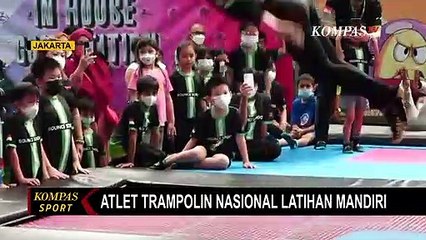 Atlet Trampolin Nasional Latihan Mandiri Jelang Asian Games Hangzhou 2022
