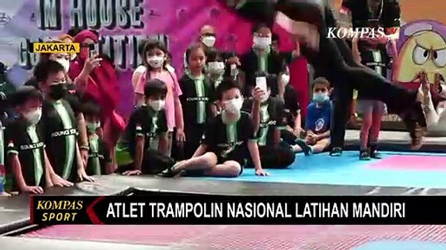 Atlet Trampolin Nasional Latihan Mandiri Jelang Asian Games Hangzhou 2022