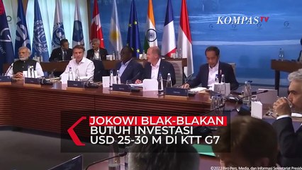 Jokowi Blak-blakan Indonesia Butuh Investasi 25-30 Miliar Dolar Amerika di Depan KTT G7