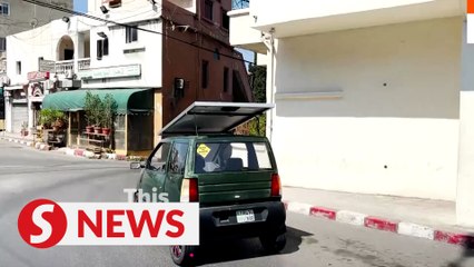 Lebanon man transforms fuel car to run on solar