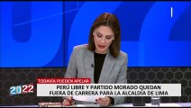 Declaran improcedentes candidaturas del Partido Morado y Perú Libre para la Alcaldía de Lima