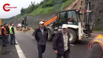 Bolu Dağı Tüneli’nde toprak kayması: İstanbul yönü trafiğe kapatıldı