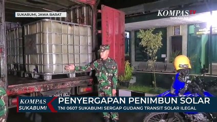 TNI 0607 Sukabumi Sergap Gudang Transit Solar Ilegal