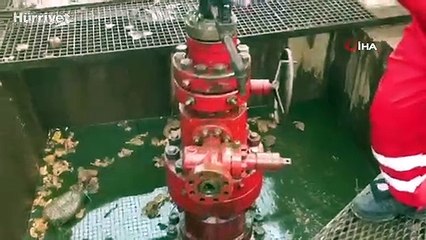 Cumhurbaşkanı Erdoğan'ın müjdesini verdiği petrolün çıkarıldığı saha böyle görüntülendi