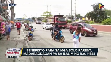 Benepisyo para sa mga solo parent, madaragdagan pa sa ilalim ng RA 11861;