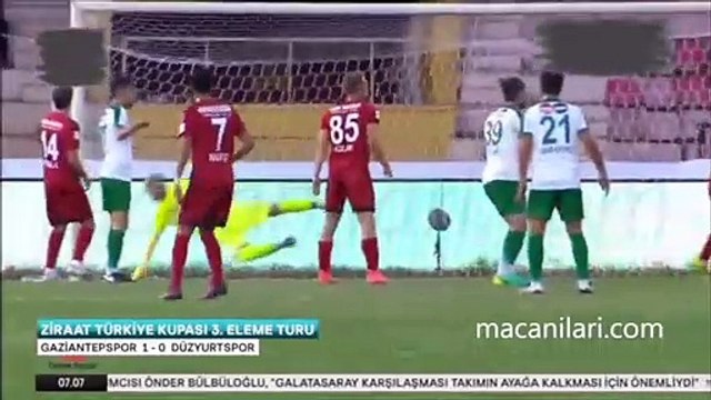 Gaziantepspor 1-0 Düzyurtspor [HD] 25.10.2016 - 2016-2017 Turkish Cup 3rd Qualifying Round
