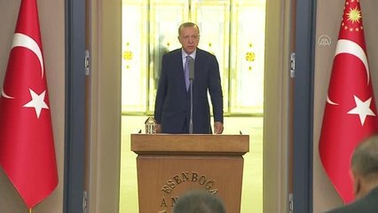 Cumhurbaşkanı Erdoğan: " Biz kuru laf istemiyoruz, netice istiyoruz"