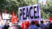 Tens of Thousands of Protesters Rally Against NATO Summit in Madrid