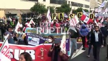 Peru: Thousands of protesters march to congress demanding agrarian reform