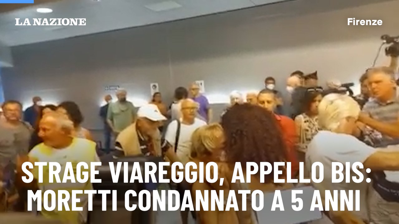Strage Viareggio, appello bis: Moretti condannato a 5 anni