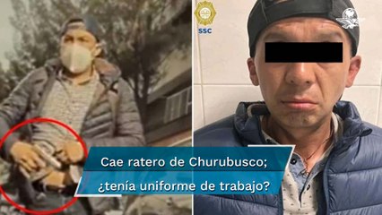 Capturan a sujeto que asaltaba con pistola a automovilistas sobre Río Churubusco