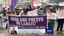 Panunumpa ni PBBM, sinabayan ng mga kilos-protesta | Saksi