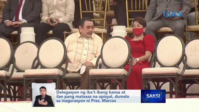 Delegasyon ng iba't ibang bansa at ilan pang mataaas na opisyal, dumalo sa inagurasyon ni Pres. Marcos | Saksi