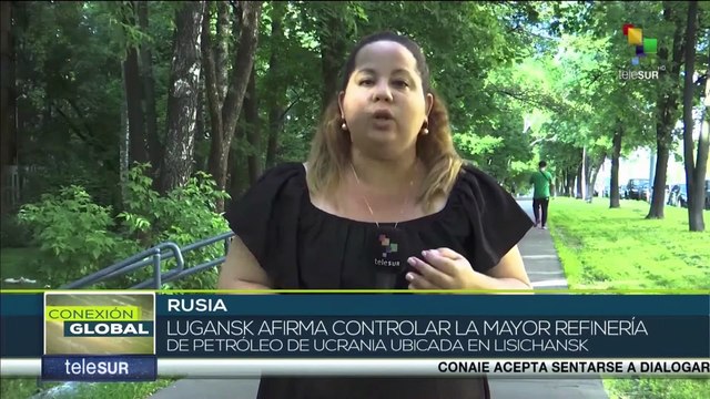 Fuerzas militares rusas toman control de la mayor refinería de Lugansk