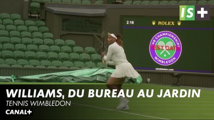 Serena Williams, du bureau au jardin - Tennis Wimbledon