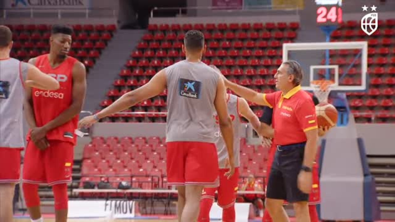 La selección española de baloncesto prepara los partidos de la última ventana de clasificación para el Mundial