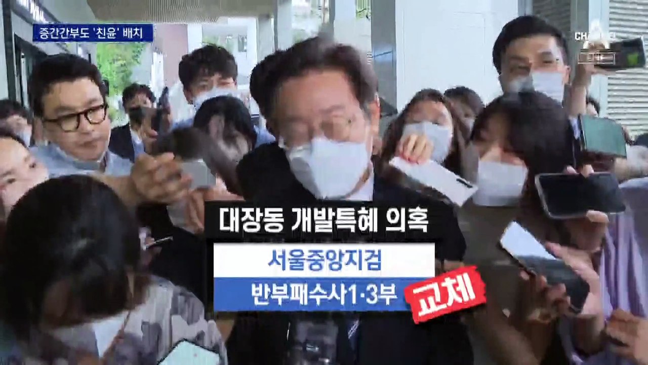 전 정권 관련 수사팀장 전원 교체…핵심 요직에 ‘尹 사단’