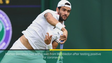 Breaking News - Berrettini withdraws from Wimbledon