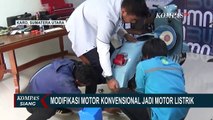 Bengkel di Karo Lakukan Modifikasi Sepeda Motor Konvensional Bahan Bakar Minyak Jadi Motor Listrik