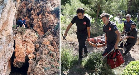Tuvaletini yaparken falezlerden düştü