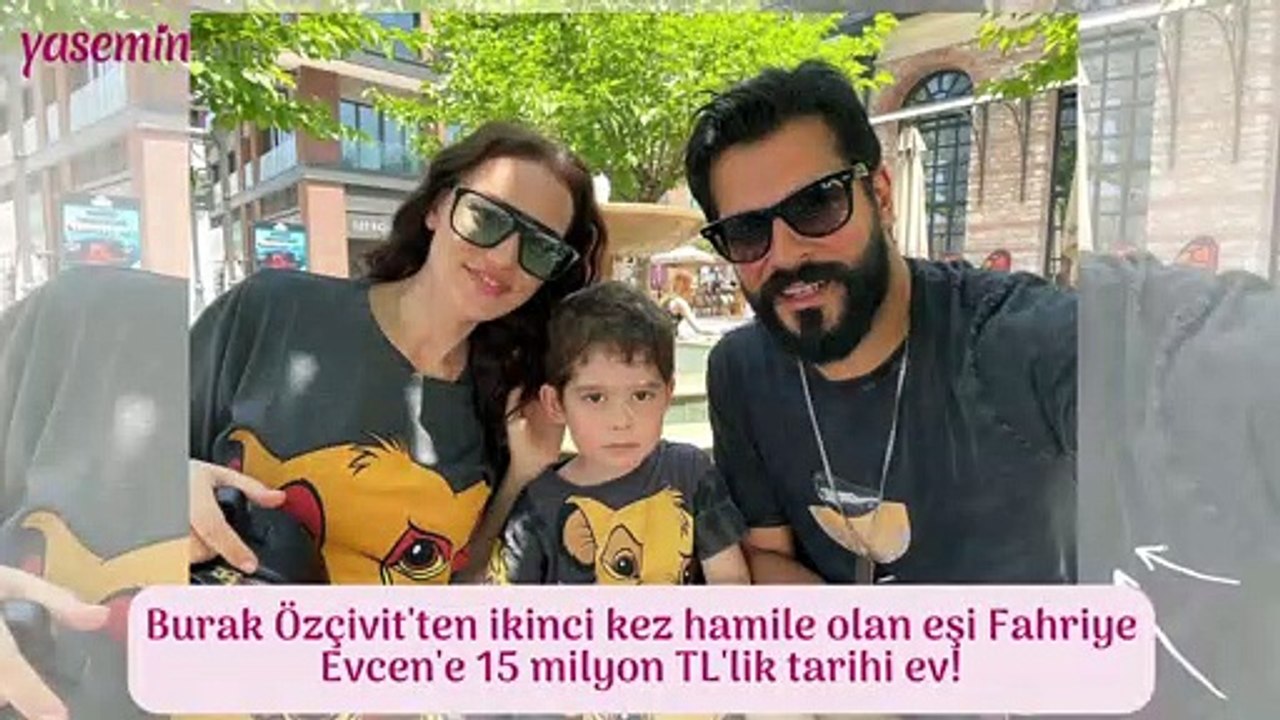 Burak Özçivit'ten eşi Fahriye Evcen'e 15 milyon TL'lik doğum hediyesi