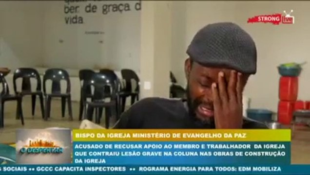 Veja o vídeo| BISPO DA IGREJA MINISTÉRIO DE EVANGELHO DA PAZ ACUSADO DE RECUSAR APOIO AO MEMBRO E TRABALHADOR DA IGREJA