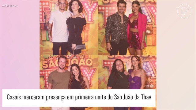São João da Thay reúne Lívian Aragão com namorado e mais casais famosos em festa junina. Veja quem foi!