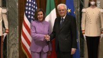 Mattarella ha ricevuto Speaker Camera Usa, Nancy Pelosi