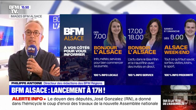 La famille des BFM Régions s'agrandit avec l'arrivée de BFM Alsace