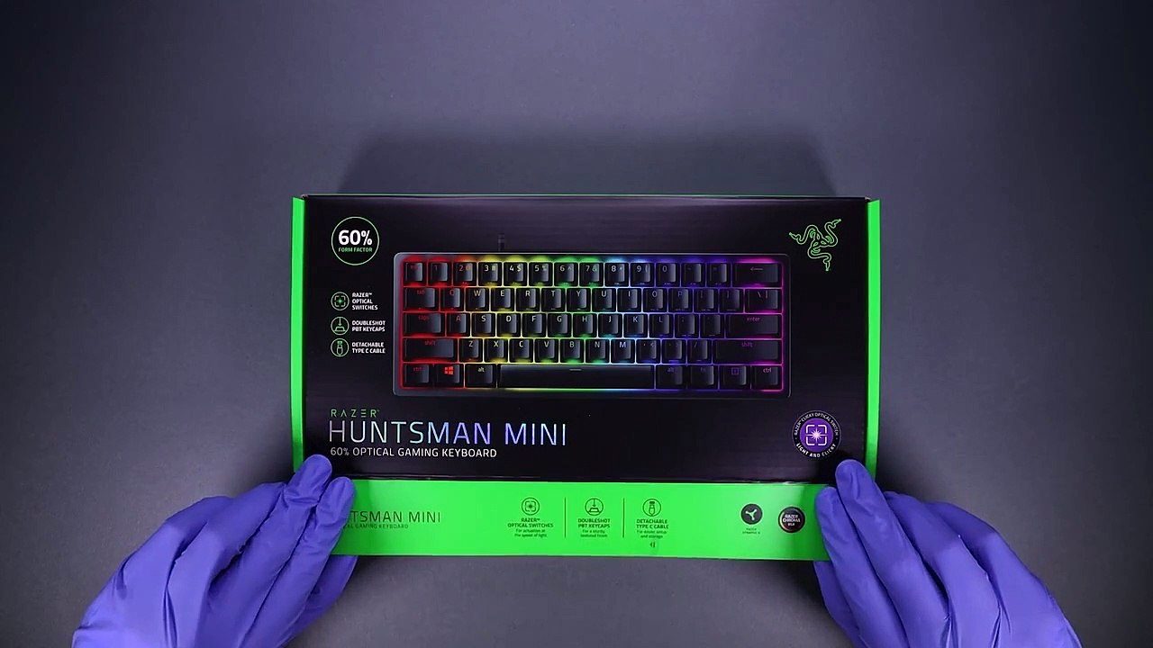 Razer Huntsman Mini Gaming Keyboard Unboxing