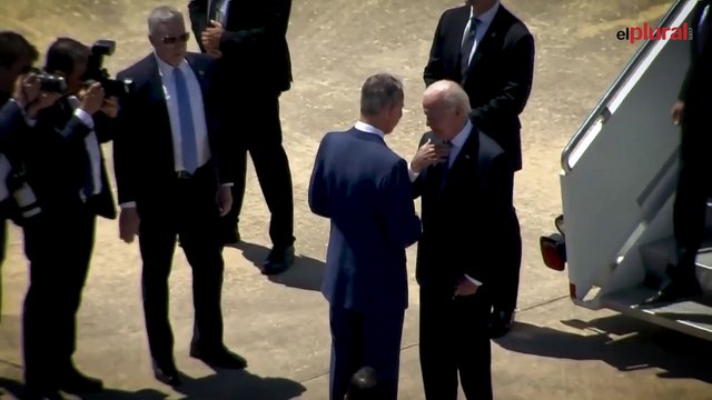 Así ha sido el recibimiento del rey Felipe VI a Joe Biden