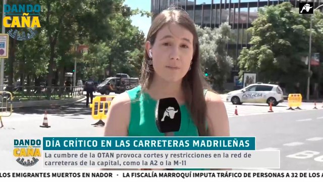 Día crítico en las carreteras madrileñas, ¿cuáles son los cortes por la cumbre de la OTAN?