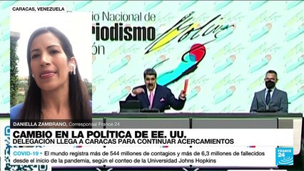 Informe desde Caracas: delegación estadounidense llega a Venezuela