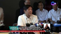Mga petisyong humihiling na i-disqualify at kanselahin ang COC ni Pres.-elect Marcos, ibinasura ng SC | SONA