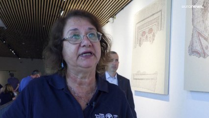 Il mosaico di Lod nel museo che gli è stato dedicato