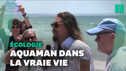 Acteur d'Aquaman, Jason Momoa s'engage pour la protection des océans