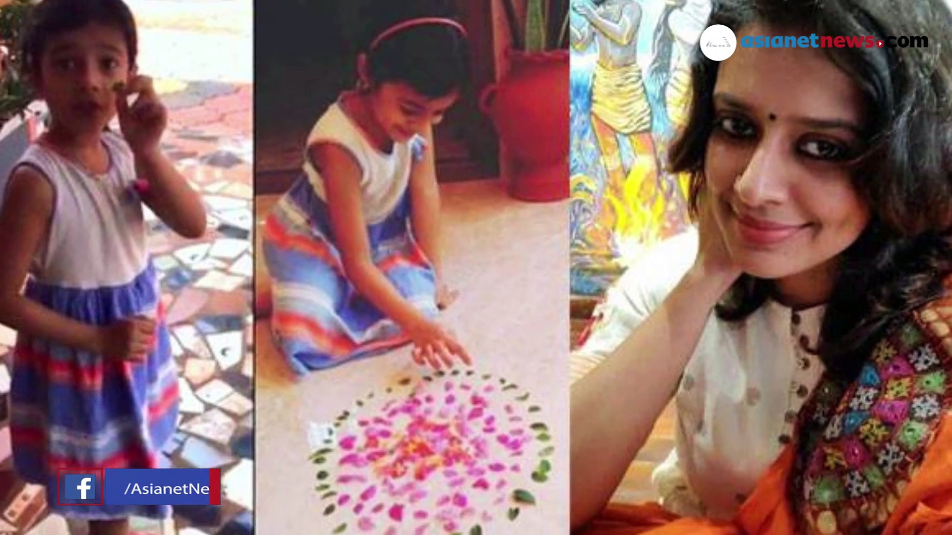 ഇലകള്‍ വെച്ച് പൂക്കളമൊരുക്കി സായു; ഒരു 'കോറോണം' എന്ന് സിതാരയും, വീഡിയോ കാണാം