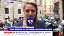 En Italie, le port du masque redevient obligatoire dans les transports en commun