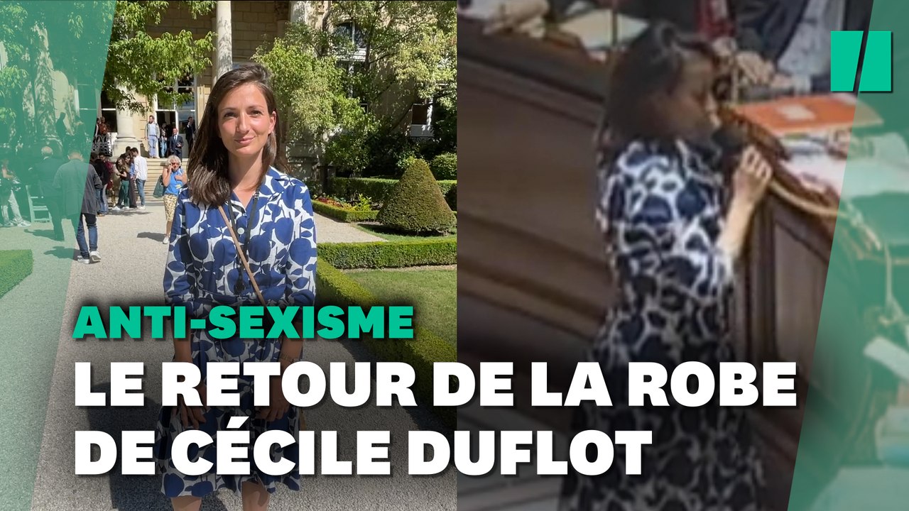 La robe de Cécile Duflot, huée il y a 10 ans, de retour à l'Assemblée