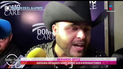 Gerardo Ortiz se deslinda de la detención de su exproductor