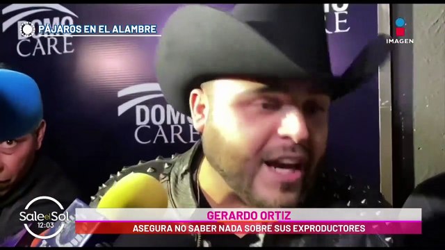 Gerardo Ortiz se deslinda de la detención de su exproductor