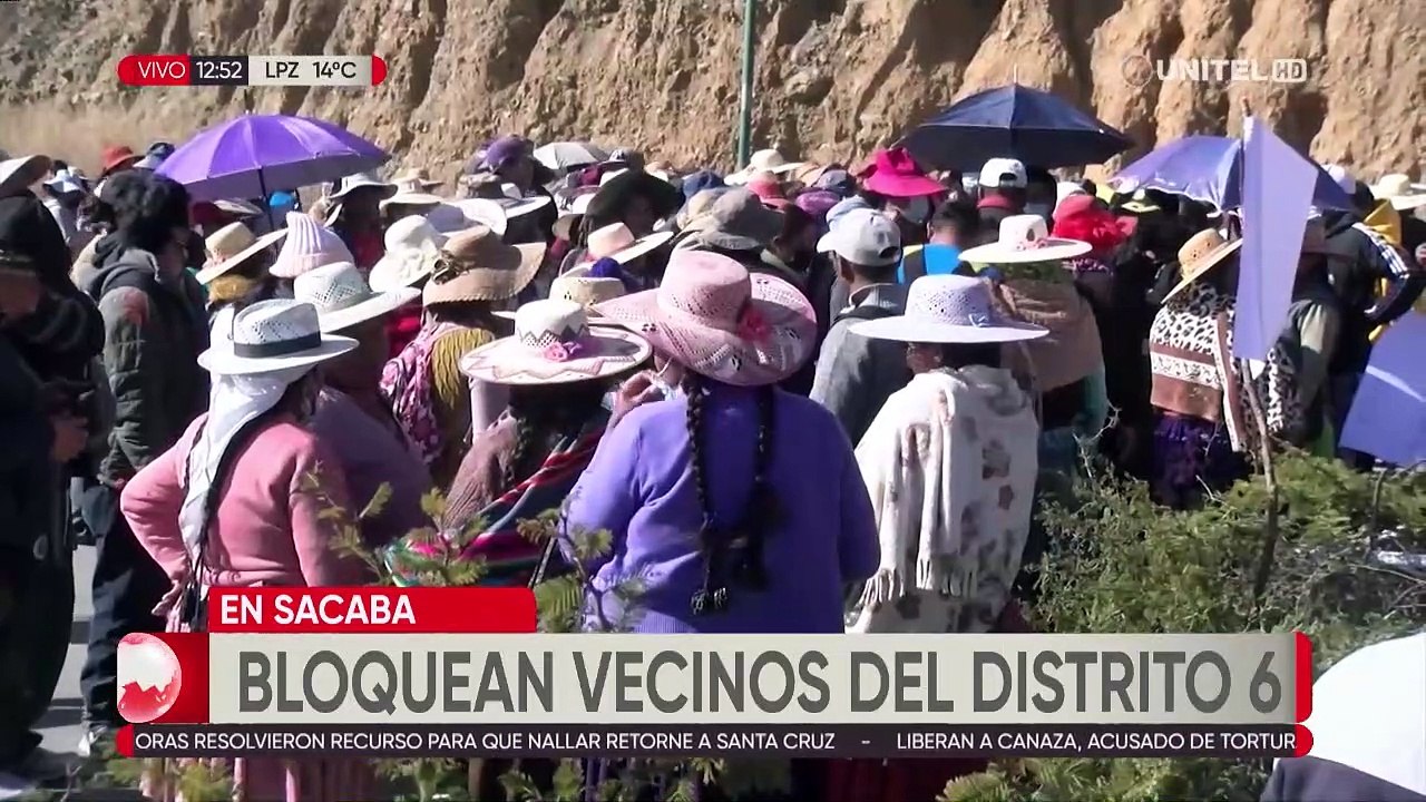 Al menos tres puntos de bloqueo instalaron los pobladores de Sacaba