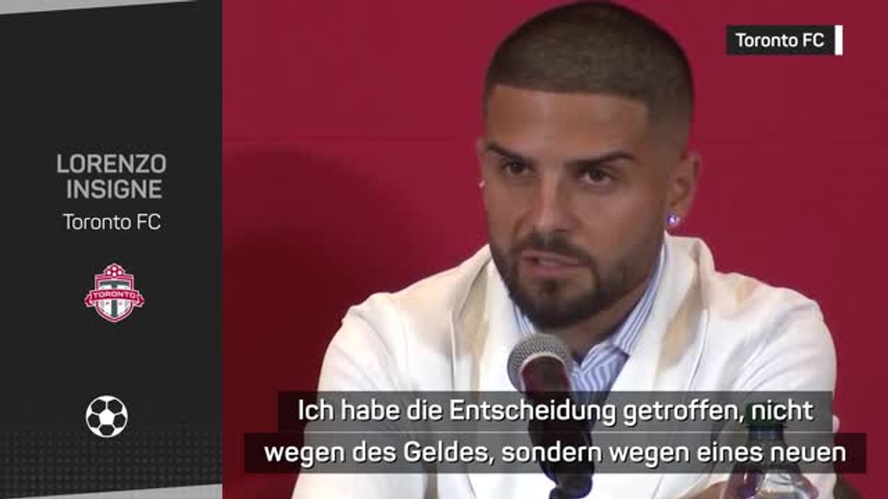 Insigne freut sich auf "Toronto-Abenteuer"